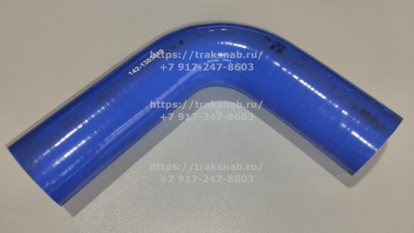 Патрубок силиконовый радиатора верхний D-38 70-1303001 (синий) — 2