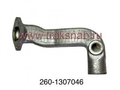 Патрубок водяного насоса алюминий Д-260 Амкадор