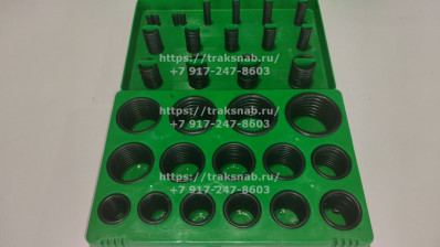 Кольцо-набор №1 (30/382) резиновый зелен